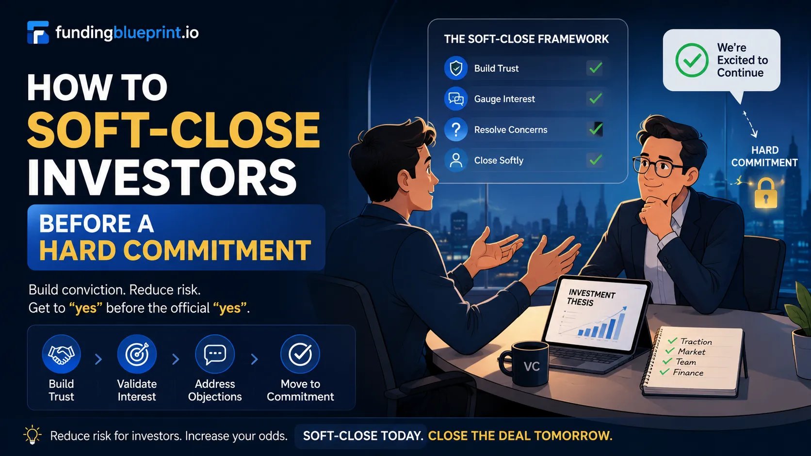How to Soft-Close Investors Before a Hard Commitment