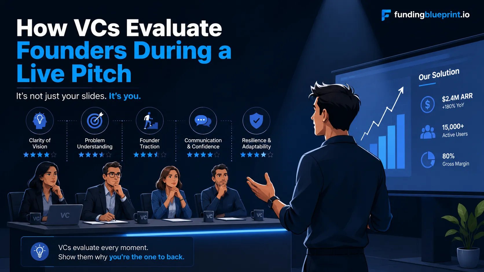 How VCs Evaluate Founders During a Live Pitch