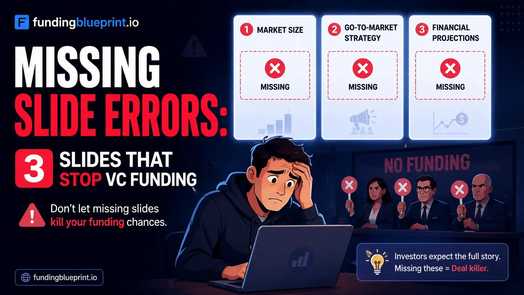 Missing Slide Errors 3 Slides That Stop VC Funding