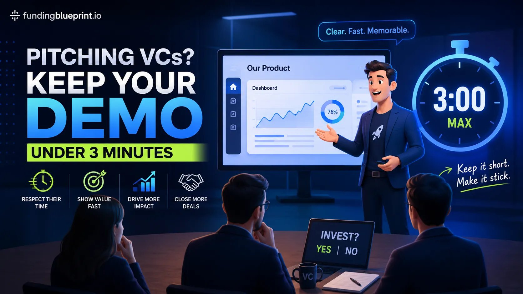 Pitching VCs Keep Your Demo Under 3 Minutes