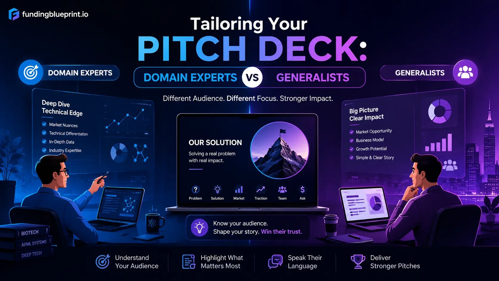 Tailoring Your Pitch Deck Domain Experts vs Generalists