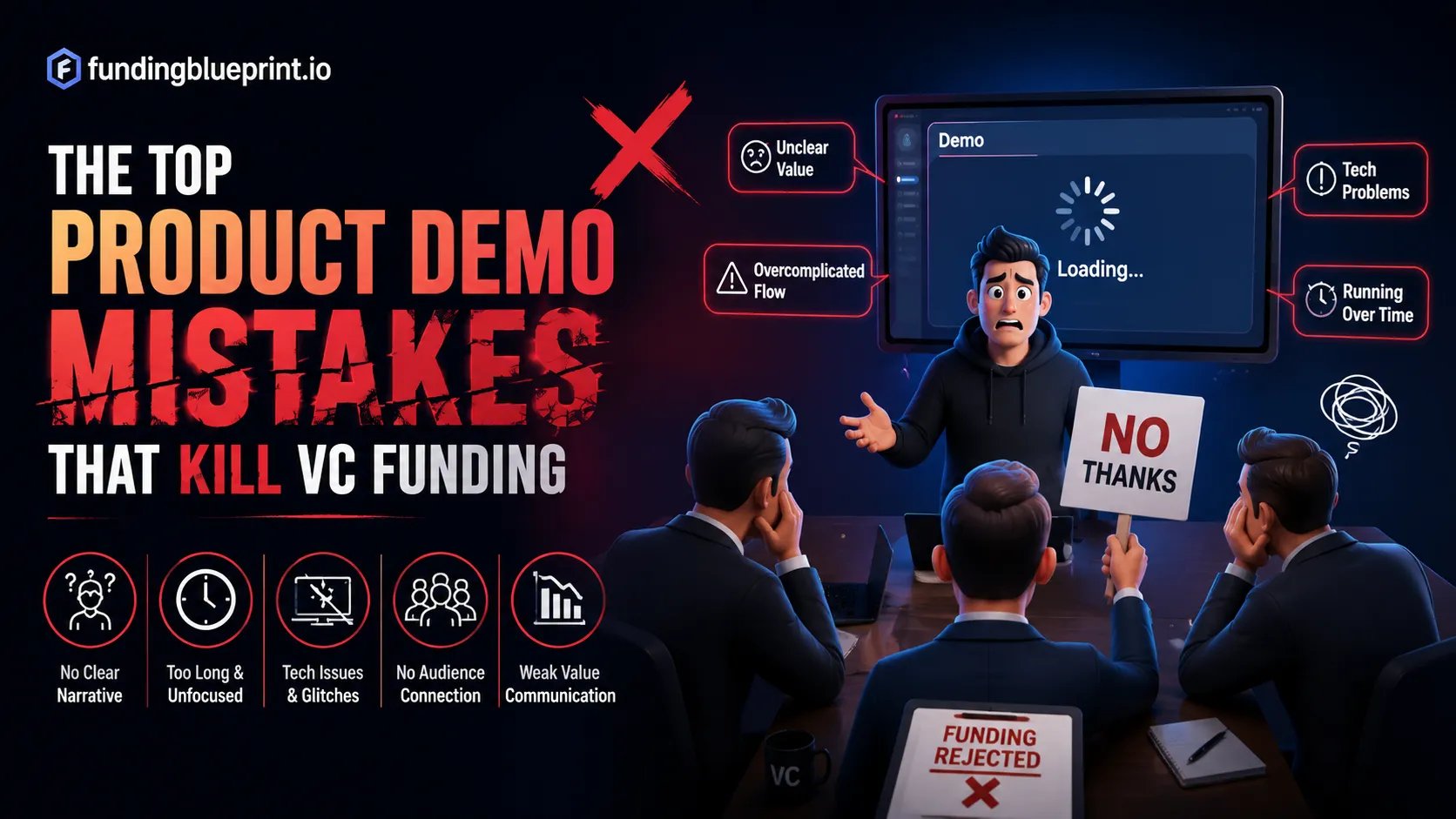 The Top Product Demo Mistakes That Kill VC Funding