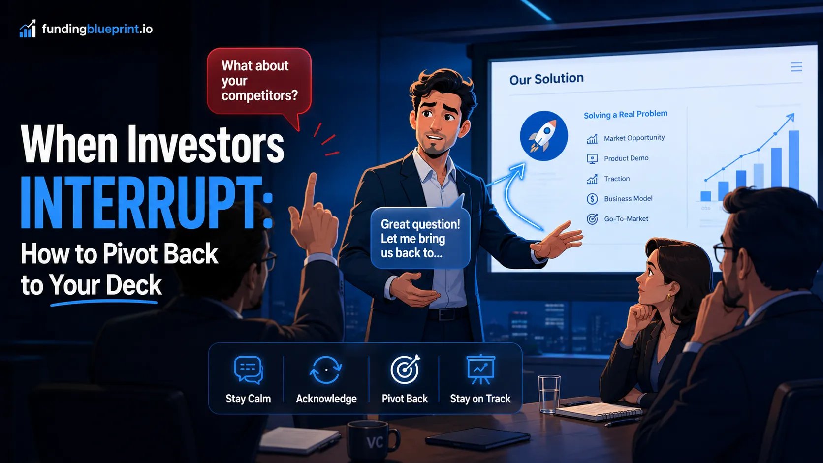 When Investors Interrupt How to Pivot Back to Your Deck