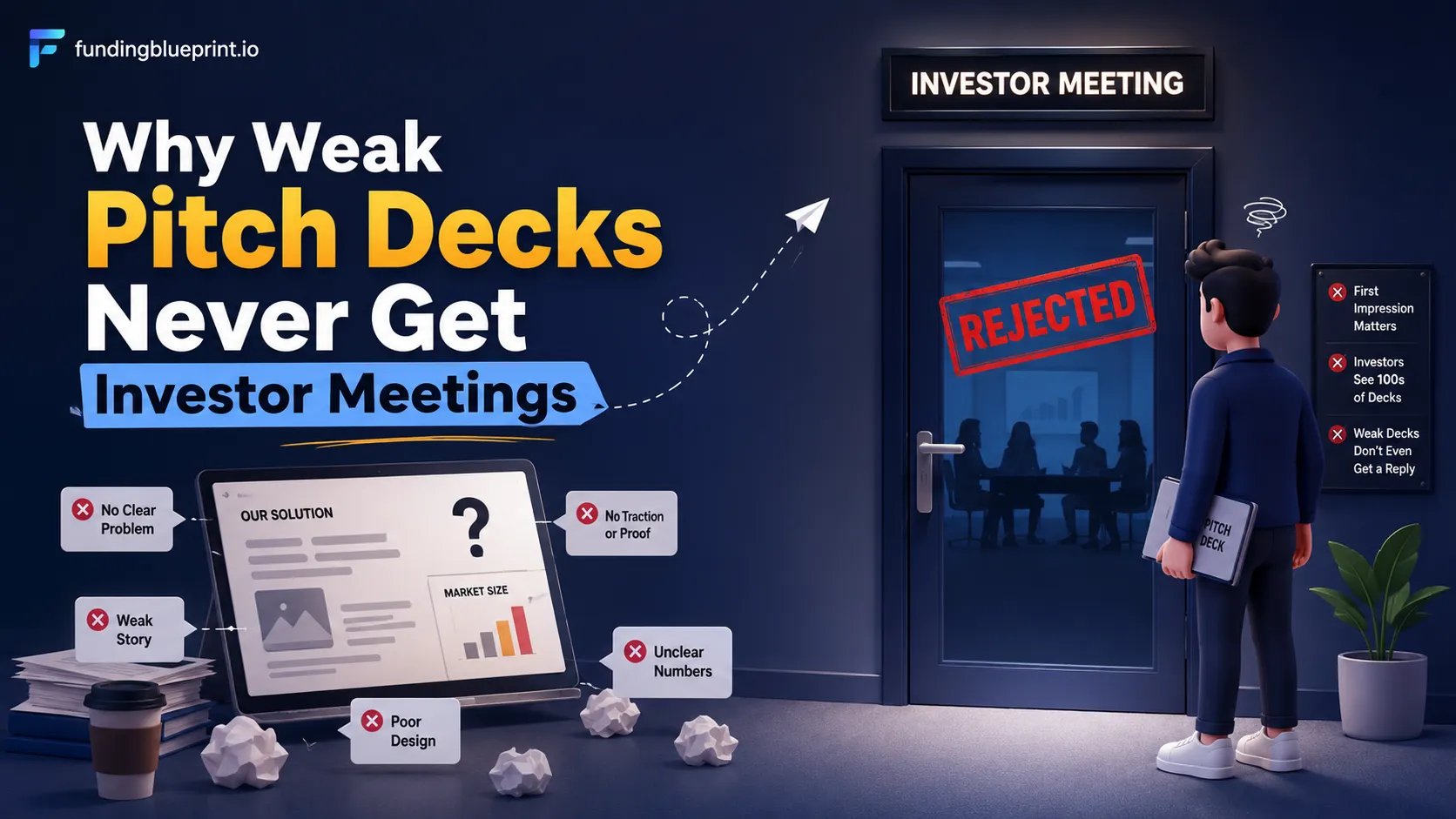 Why Weak Pitch Decks Never Get Investor Meetings