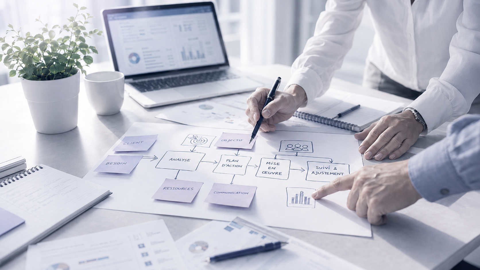 Conseil organisation processus PME structures multisites Bretagne