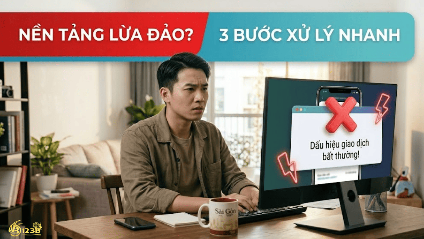 NỀN TẢNG LỪA ĐẢO? 3 BƯỚC XỬ LÝ NHANH