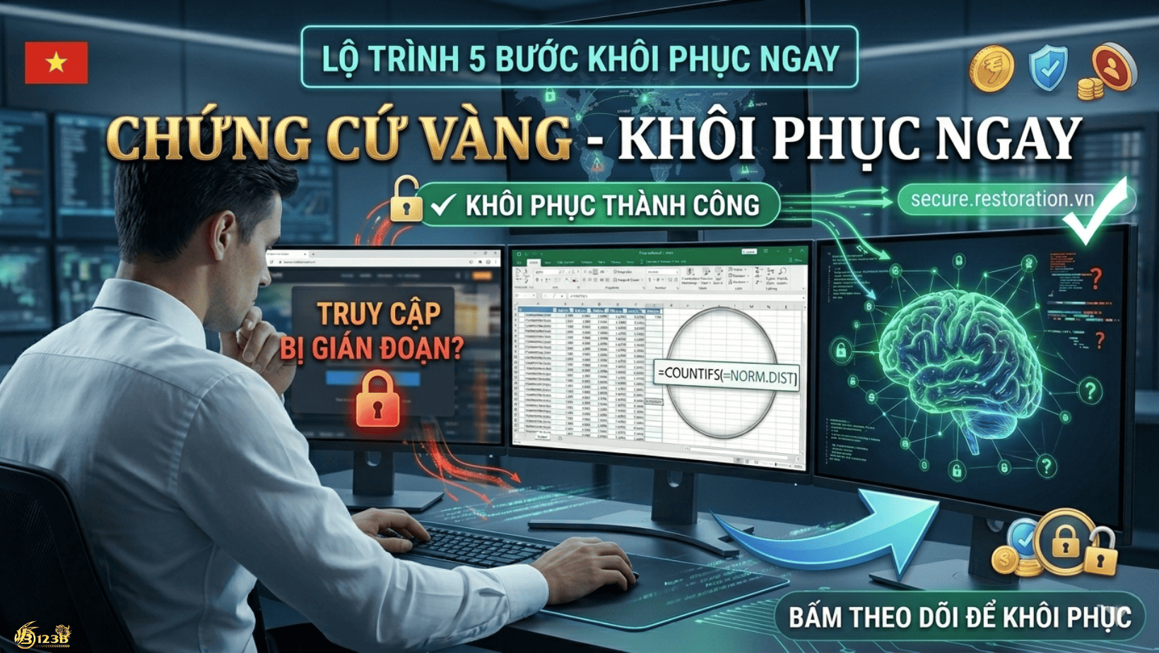 TRUY CẬP BỊ GIÁN ĐOẠN? 5 PHÚT KHÔI PHỤC NGAY