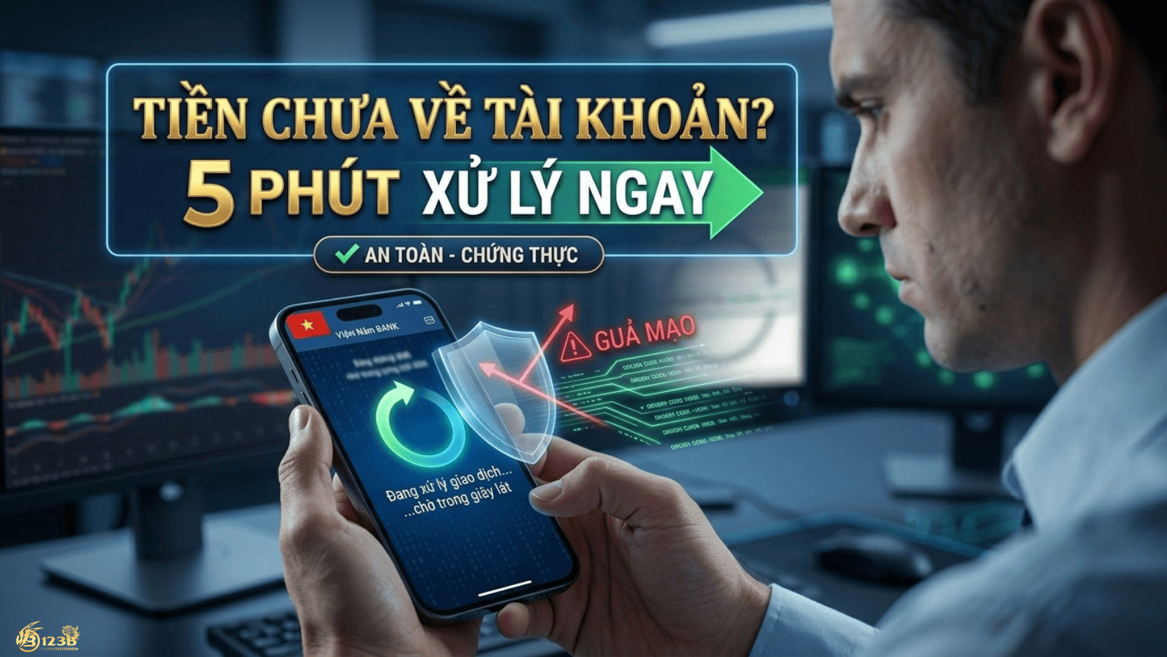 TIỀN CHƯA VỀ TÀI KHOẢN? 5 PHÚT XỬ LÝ NGAY
