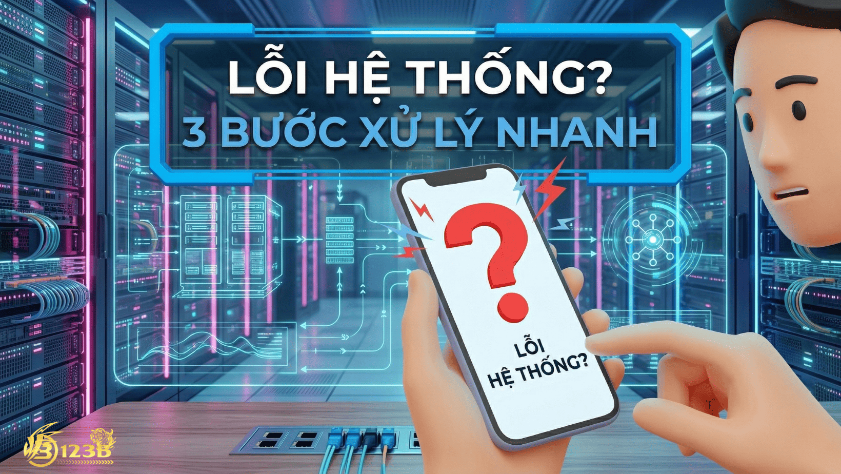 LỖI HỆ THỐNG? 3 BƯỚC XỬ LÝ NHANH