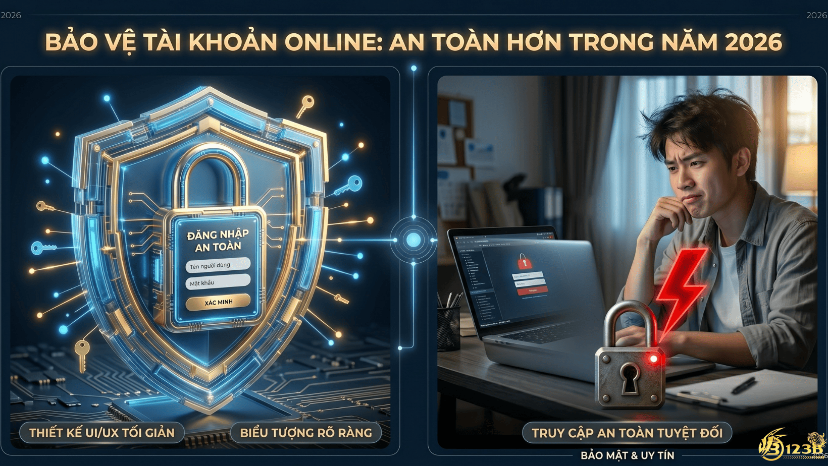 BẢO VỆ TÀI KHOẢN ONLINE: AN TOÀN HƠN TRONG NĂM 2026