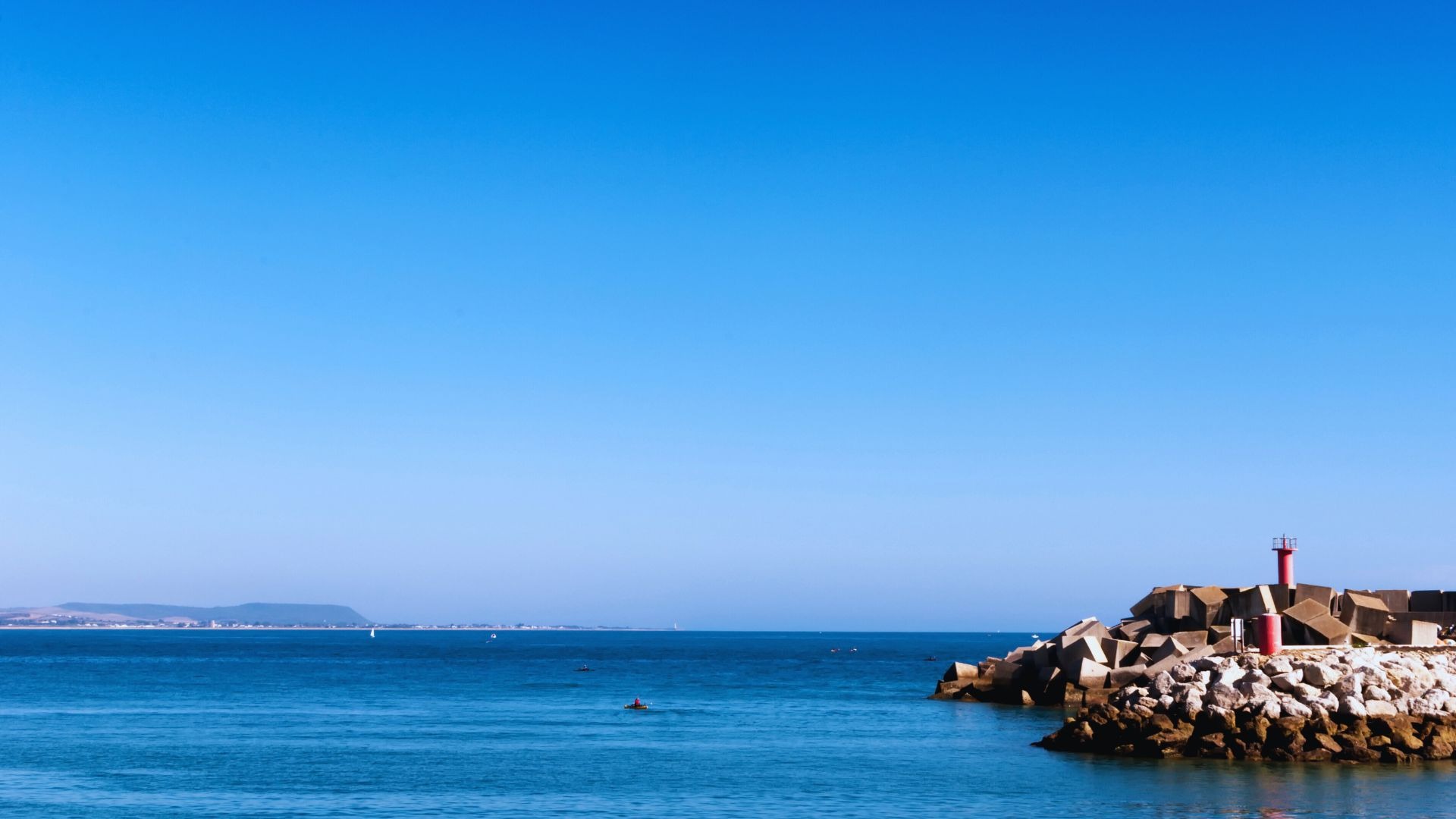 Vista da chegada ao porto de Cádiz do navio.