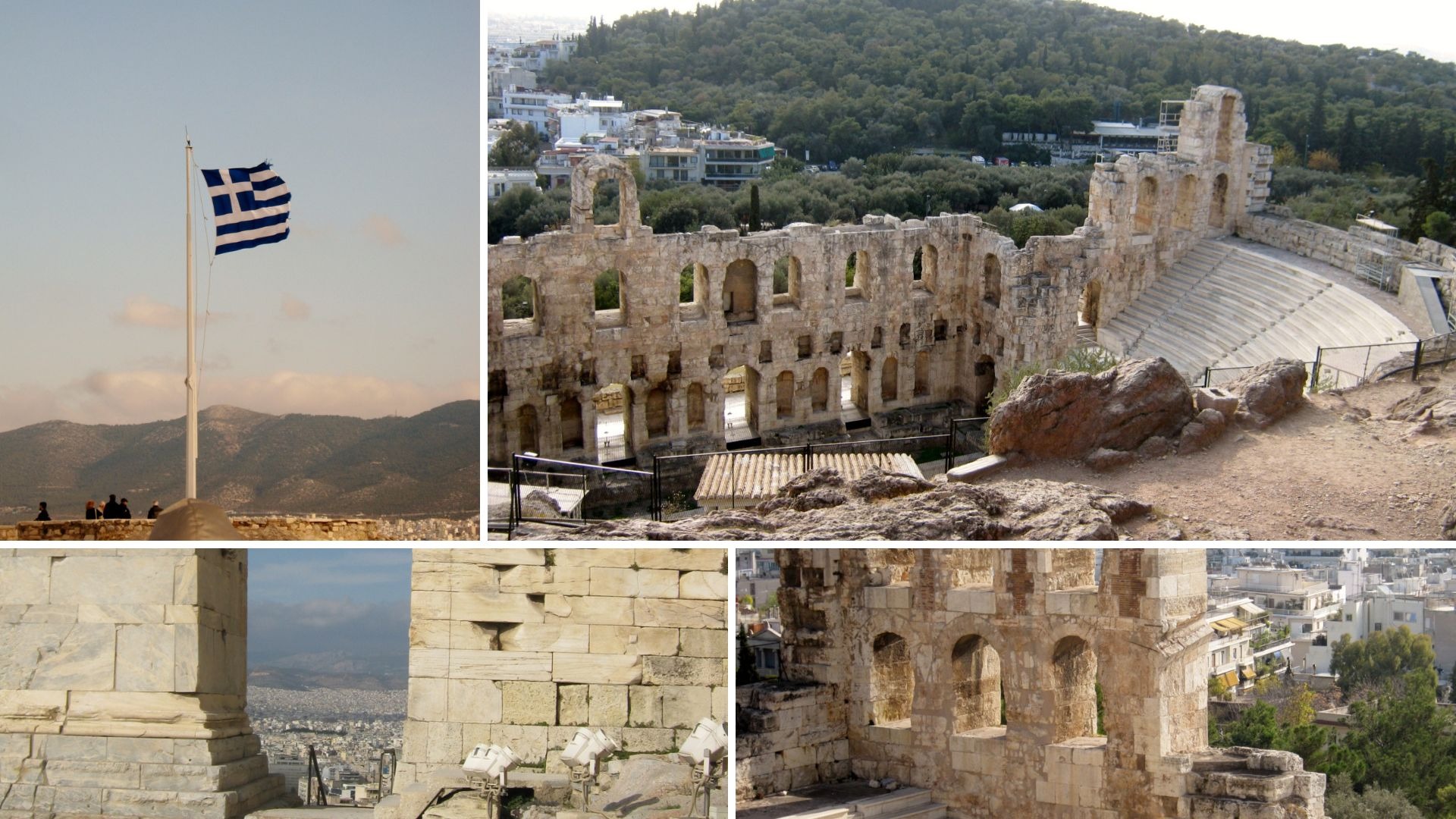 Fotos do fim do tour em Acróple na descida. 