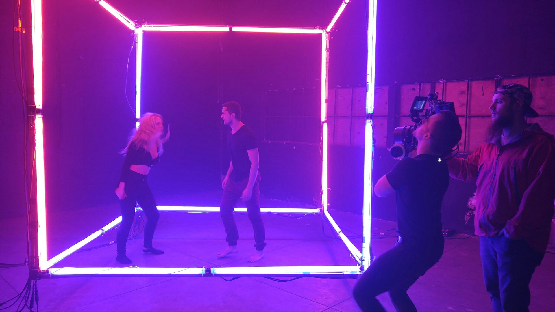 Music video production BTS