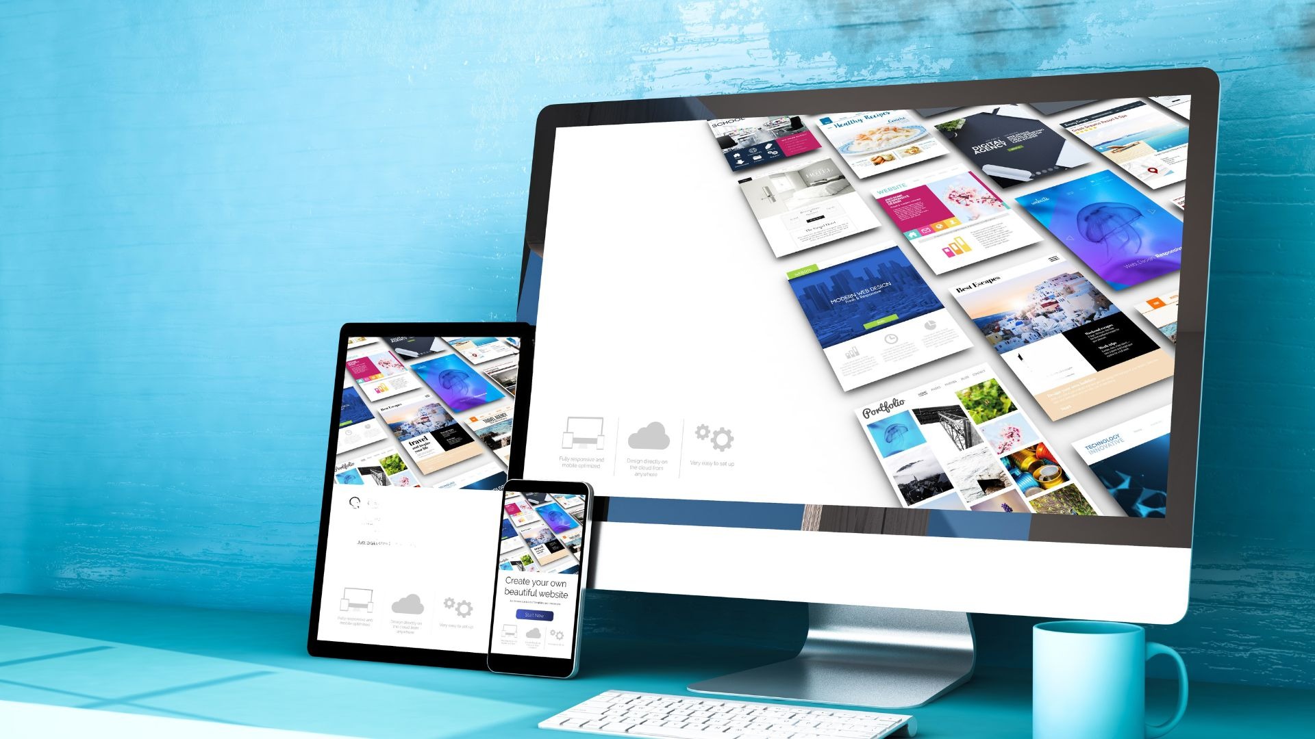 jednostránkové webové stránky