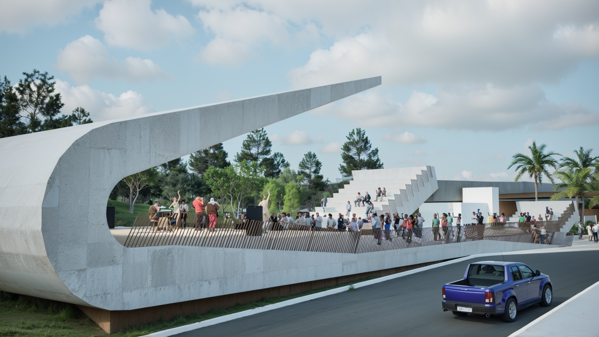 Urban Spaces, Plaza Paseo de los Artesanos, Las Piedras Puerto Rico, Dujo, Amphitheater