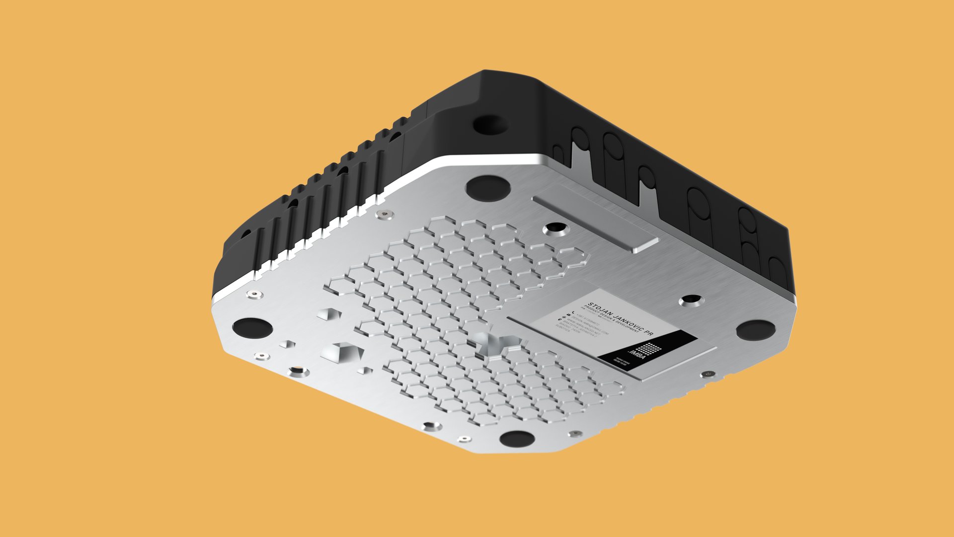 3D model of electronic enclosure