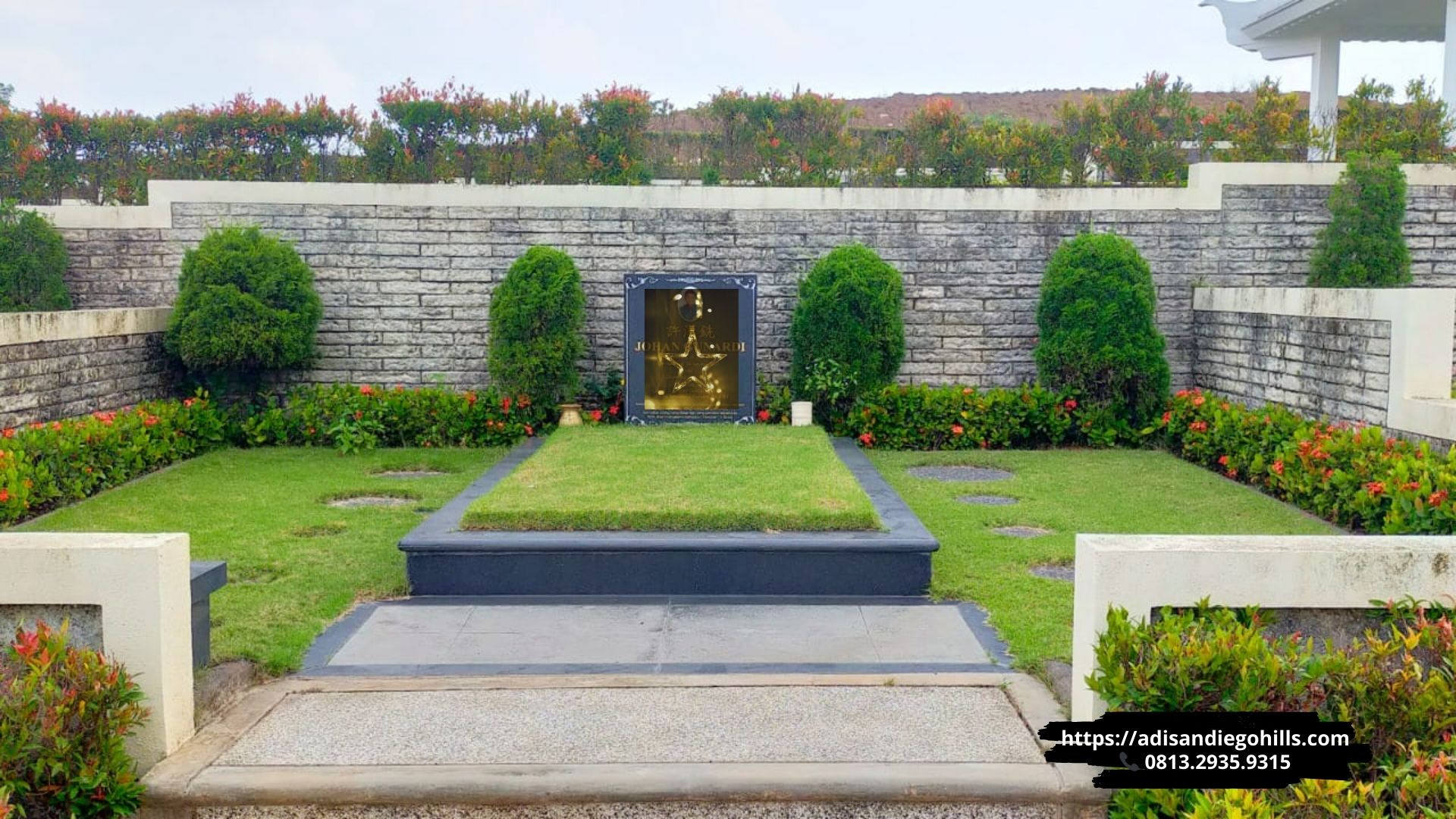 Makam San diego hills memorial park karawang tipe private estate diperuntukkan 1 lubang makam