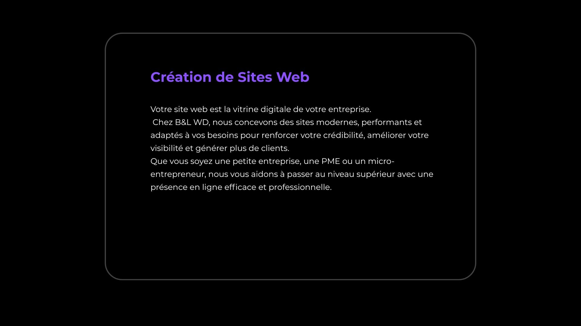 a webpage with a black background and a black background