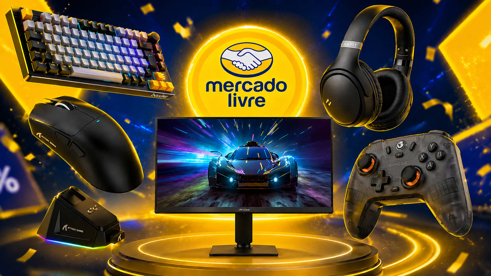 Periféricos e acessórios para PC em promoção no site do mercado livre