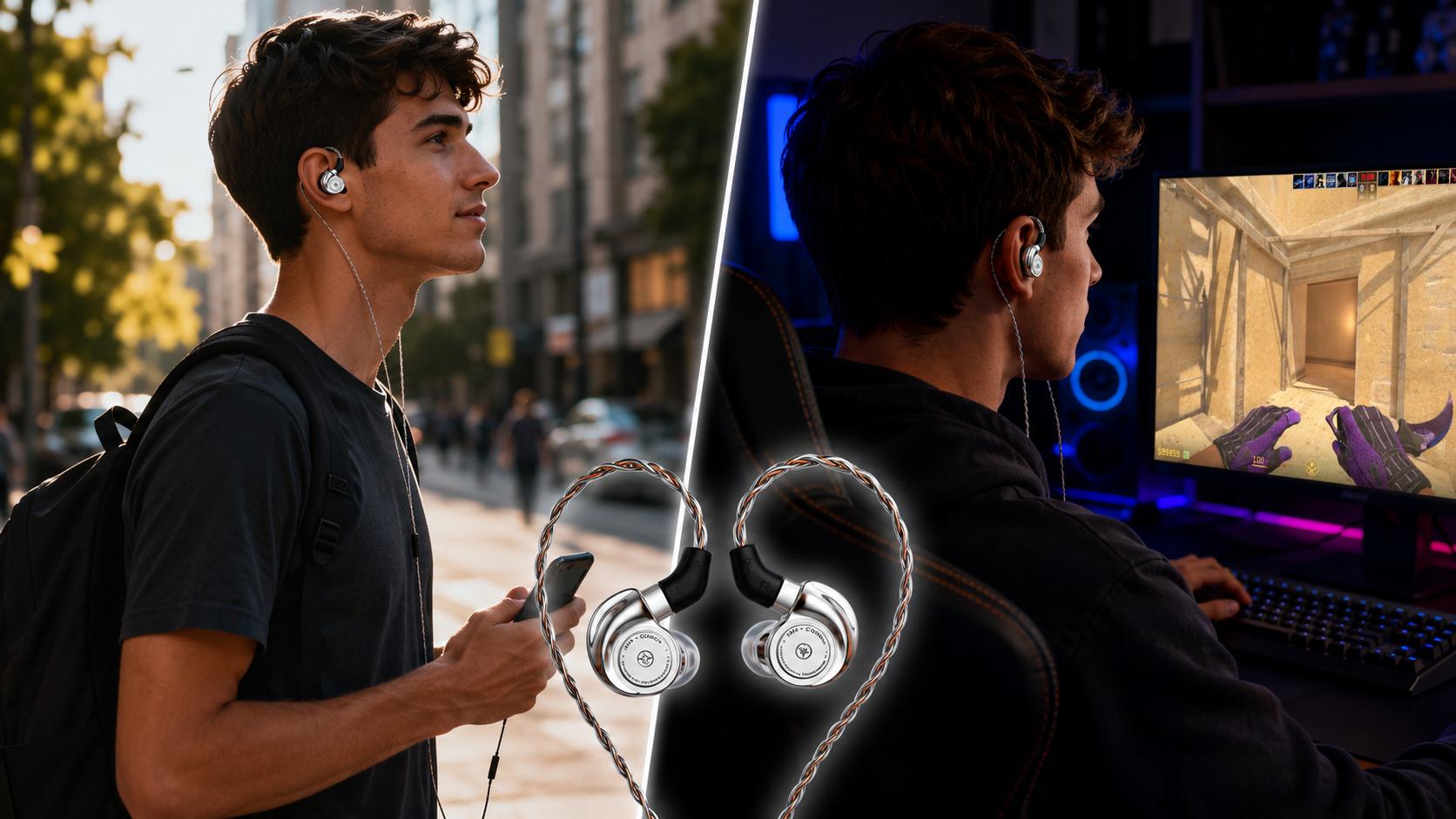 Fone TRN Conch, perfeito pra jogar e ouvir música