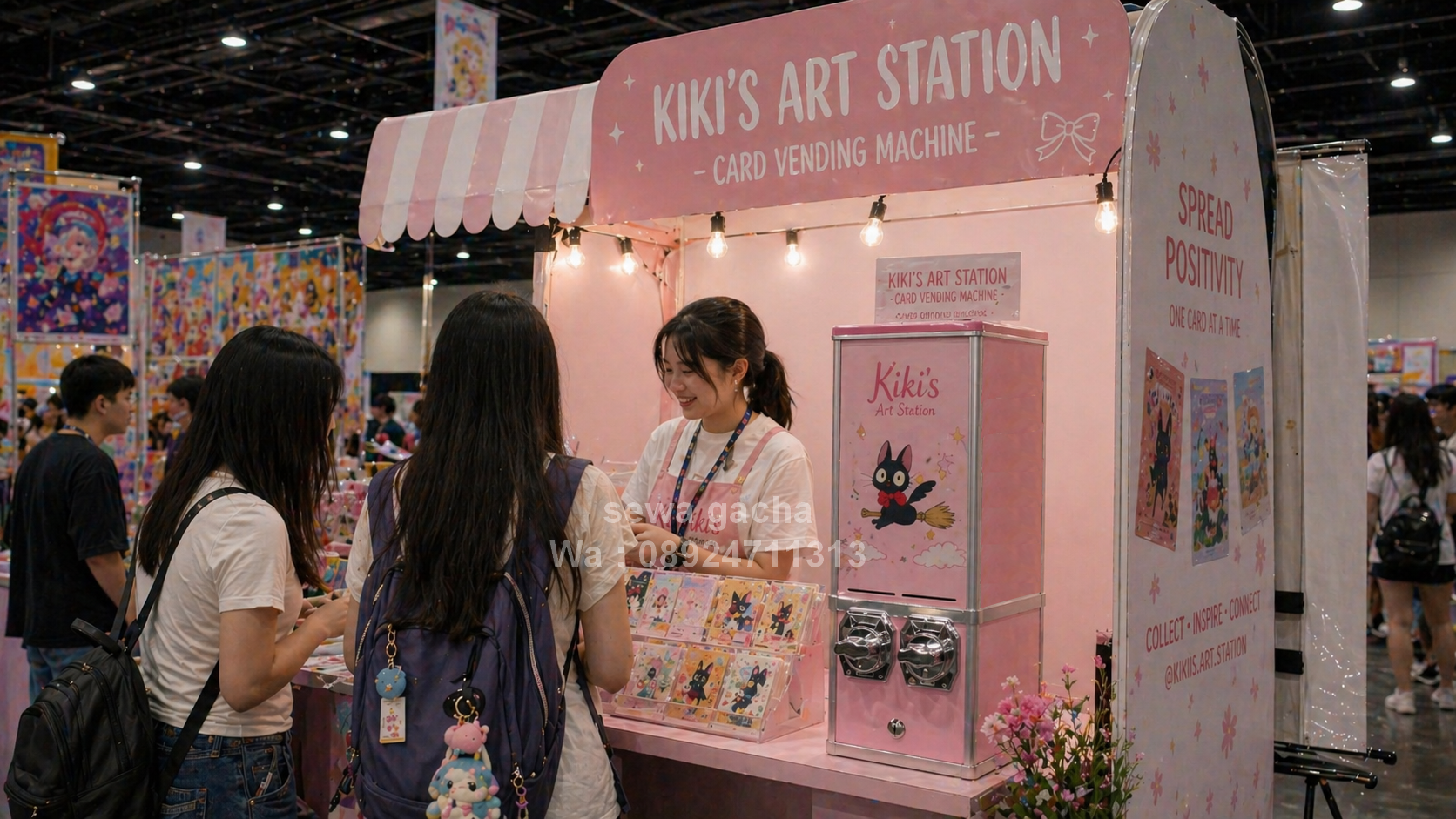 sewa pink card vending machine