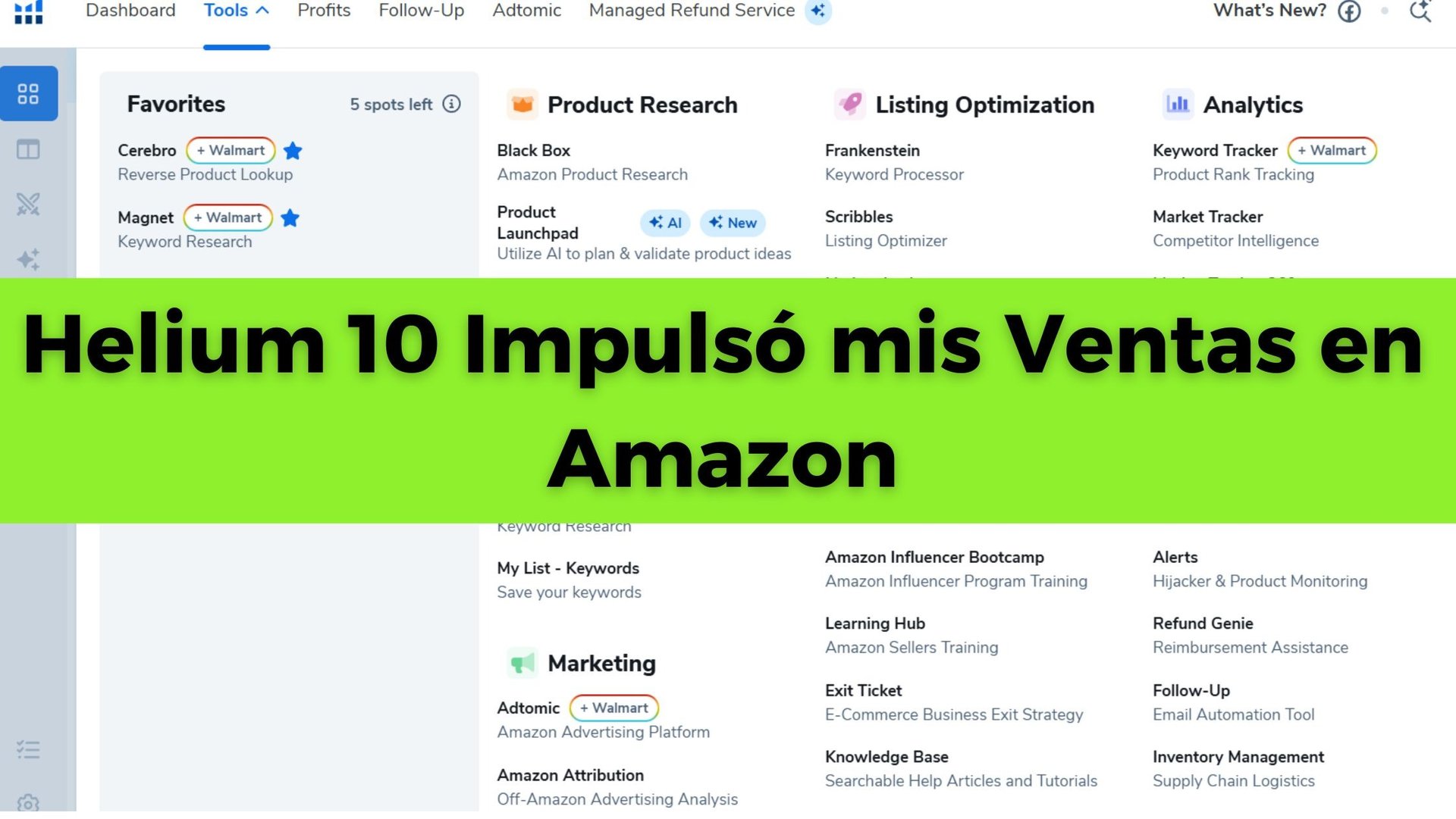 Formas Sorprendentes en que Helium 10 Impulsó mis Ventas en Amazon