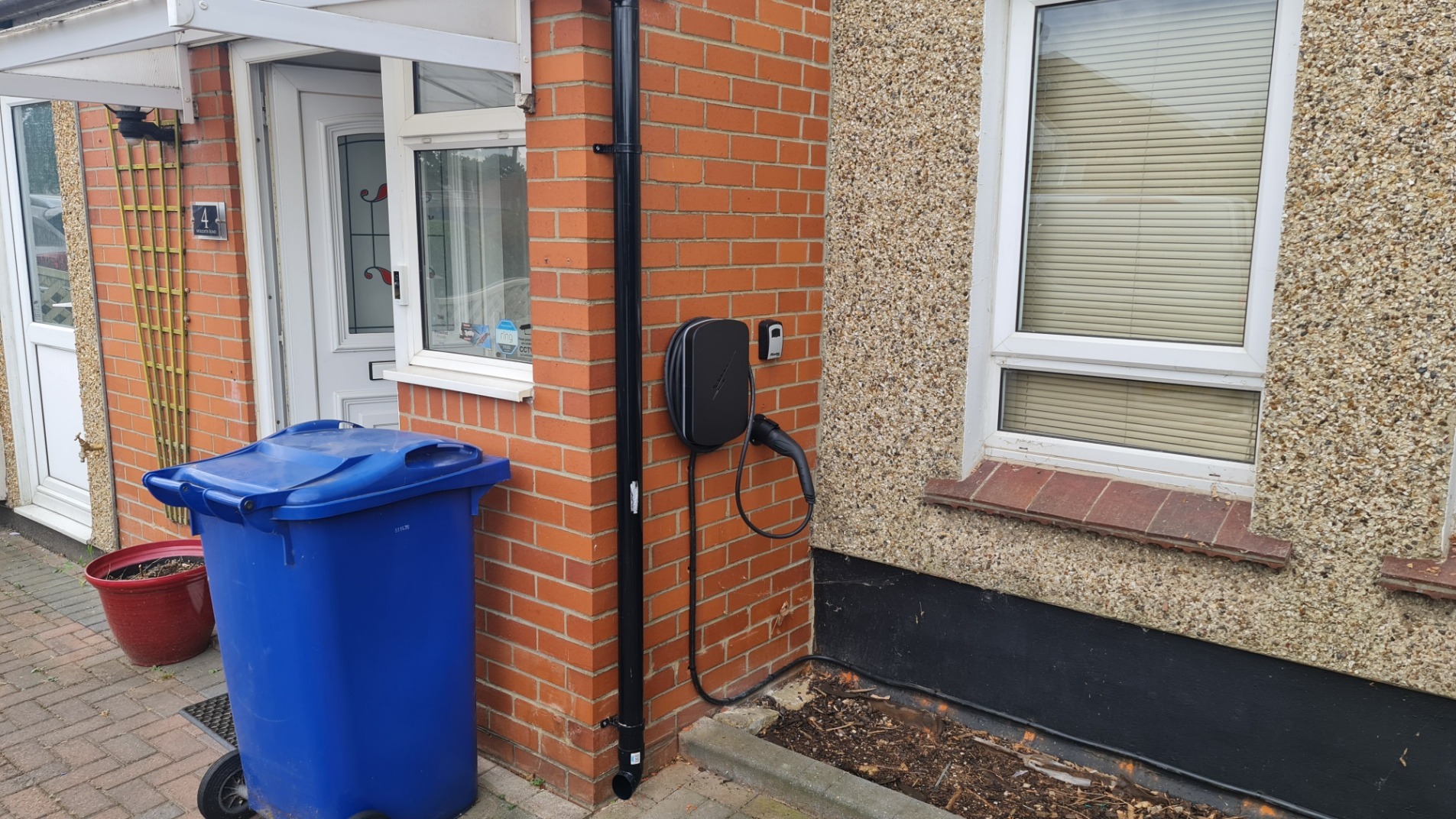 Hypervolt EV charger installed in Grays by Easy Spark Ltd