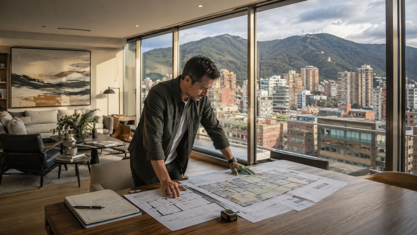 Análisis del metro cuadrado en un apartamento de Bogotá