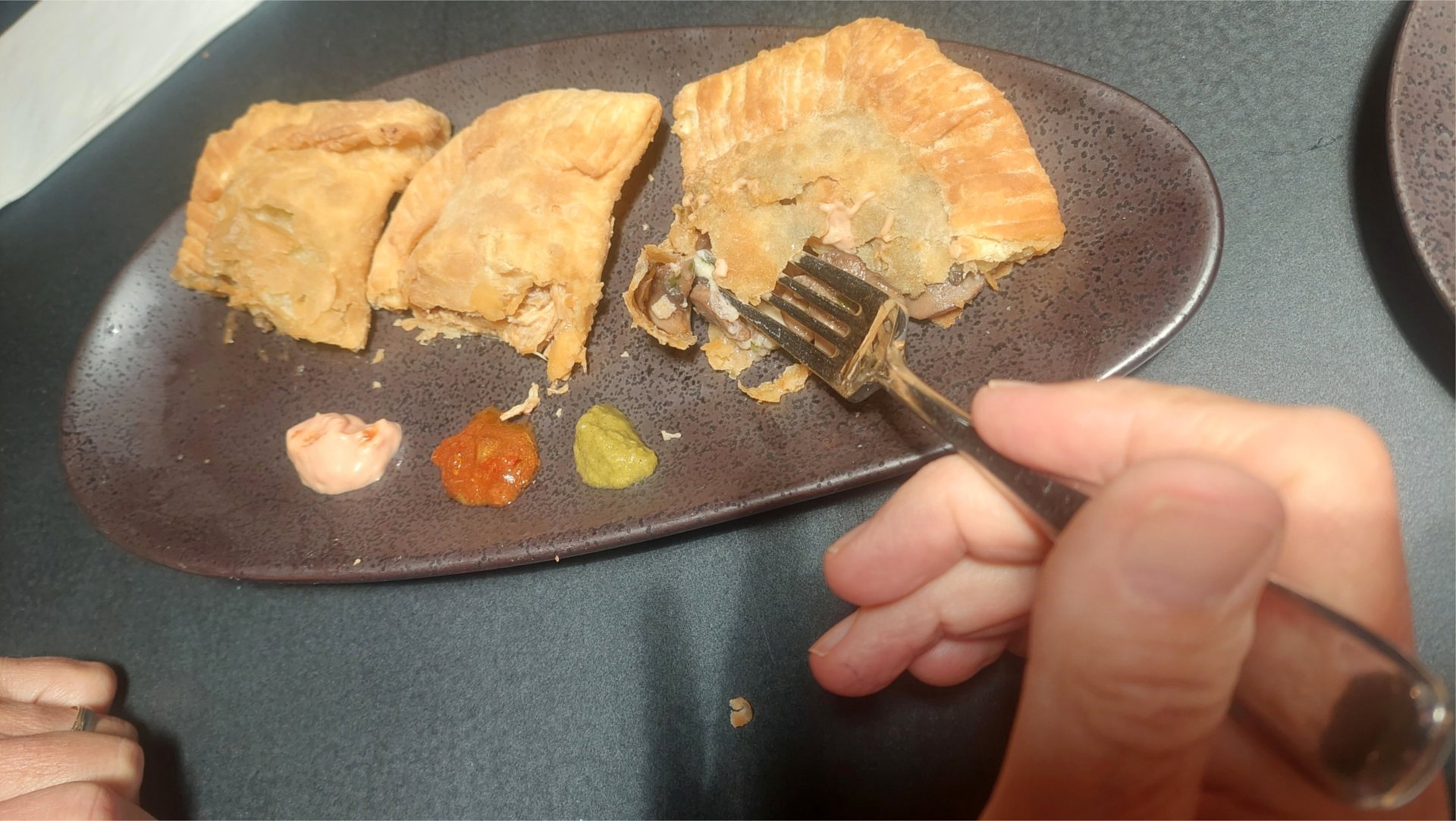 Empanada at Atomic Clock Brewing