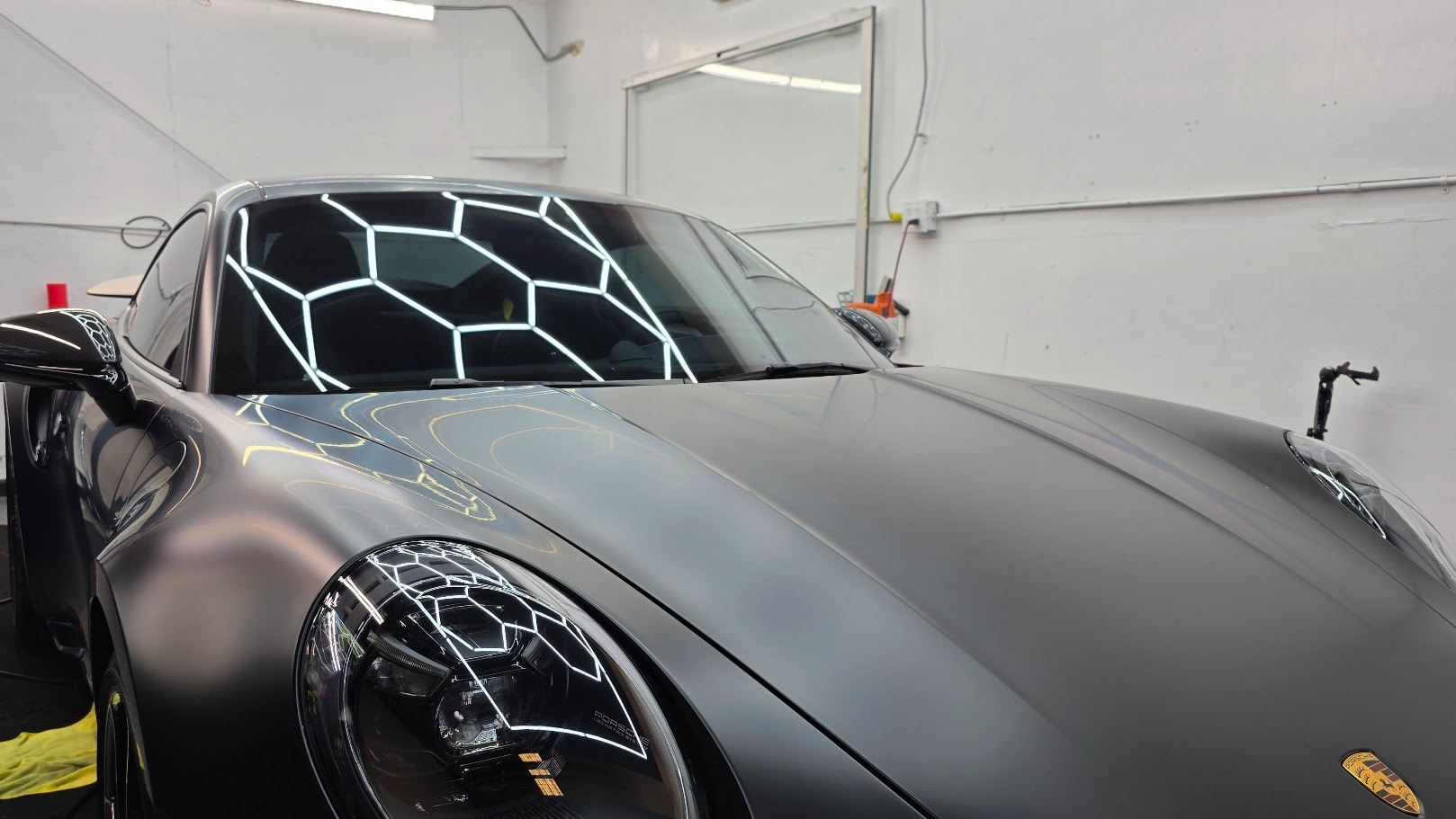 Full Satin PPF on Porsche in Livermore, CA.