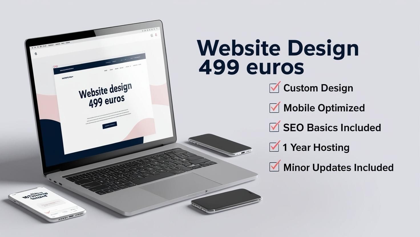 Website Design Package - 499 Euros