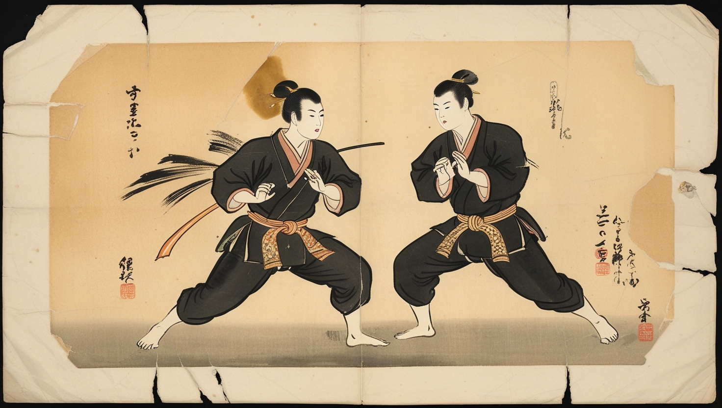 Practicantes o luchadores de Combat Ju Jutsu