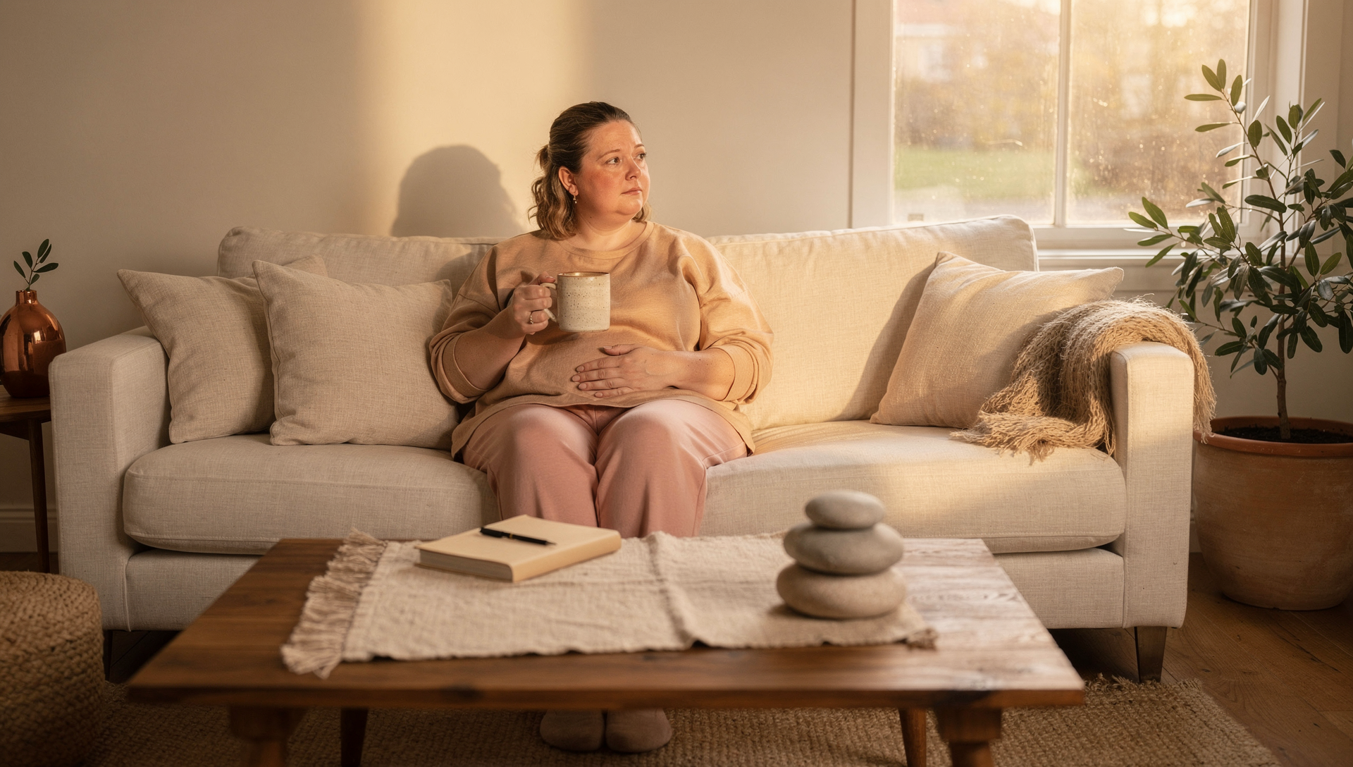 Persona con sovrappeso e metabolismo rallentato che necessita riequilibrio