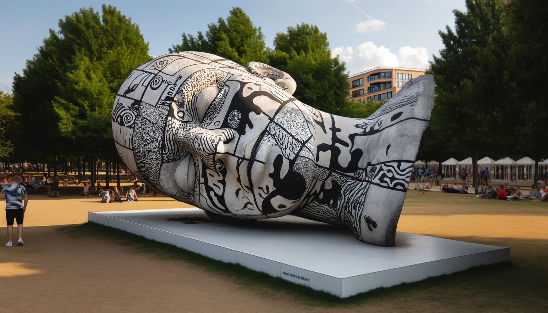 Intervenção urbana em praça publica