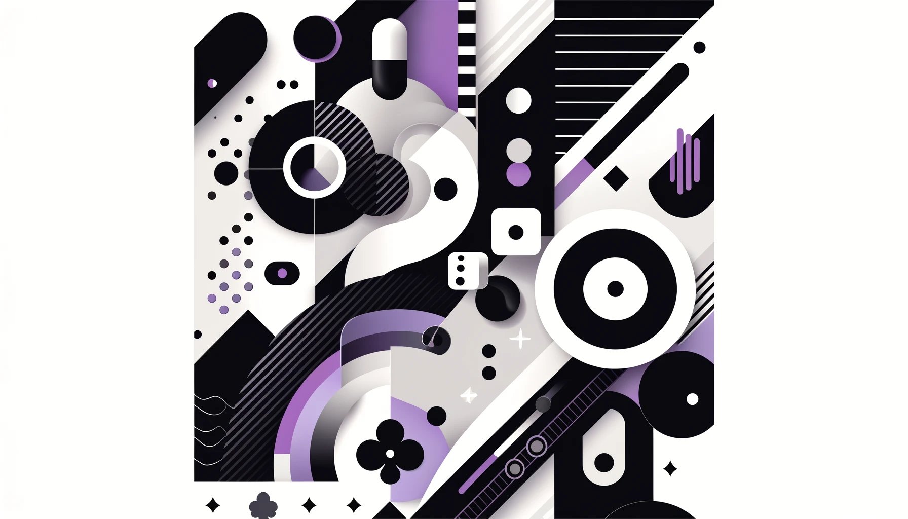 Abstract pattern related to gambling, betting