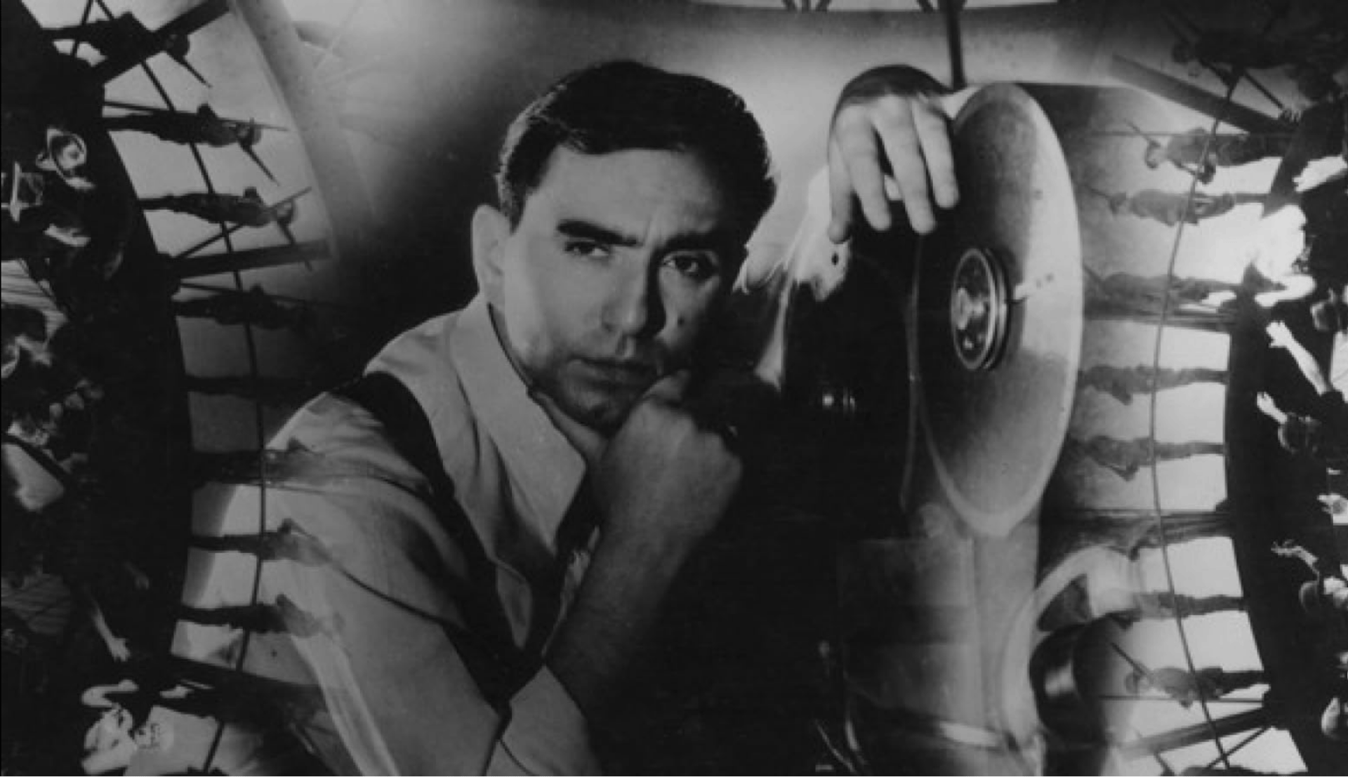 Busby Berkeley studio portrait – Hollywood visionary deep in thought