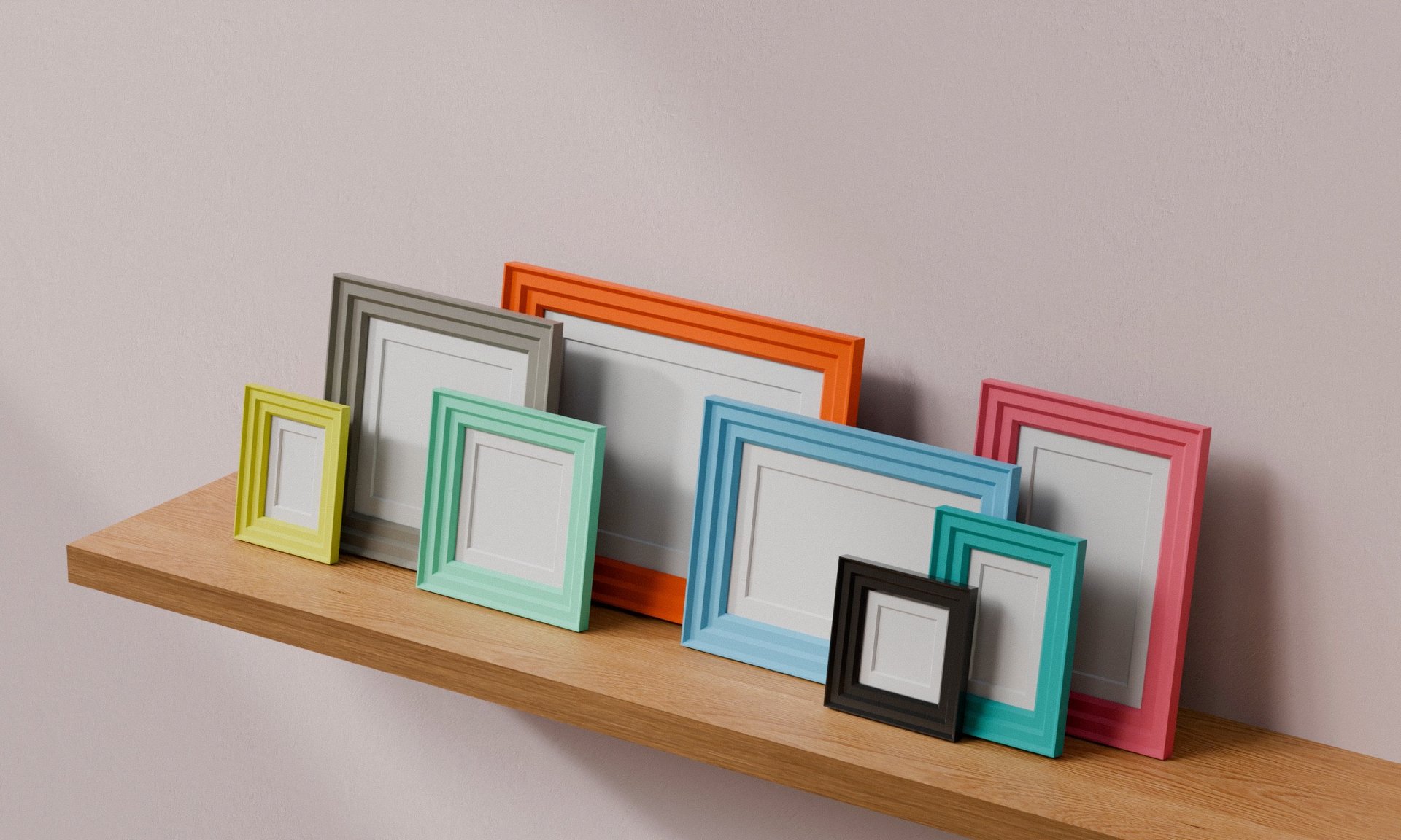 KOIJOY Skala frame collection overview showing multiple sizes and color variations