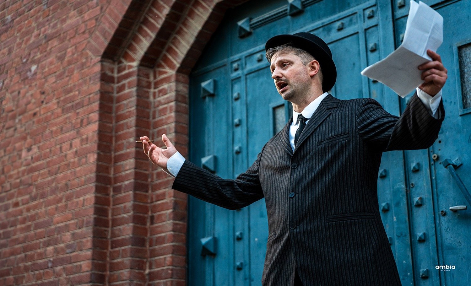 Paul Doubliez joué par Thomas Le Gloannec dans les Fantômes du Vendredi à Corbie