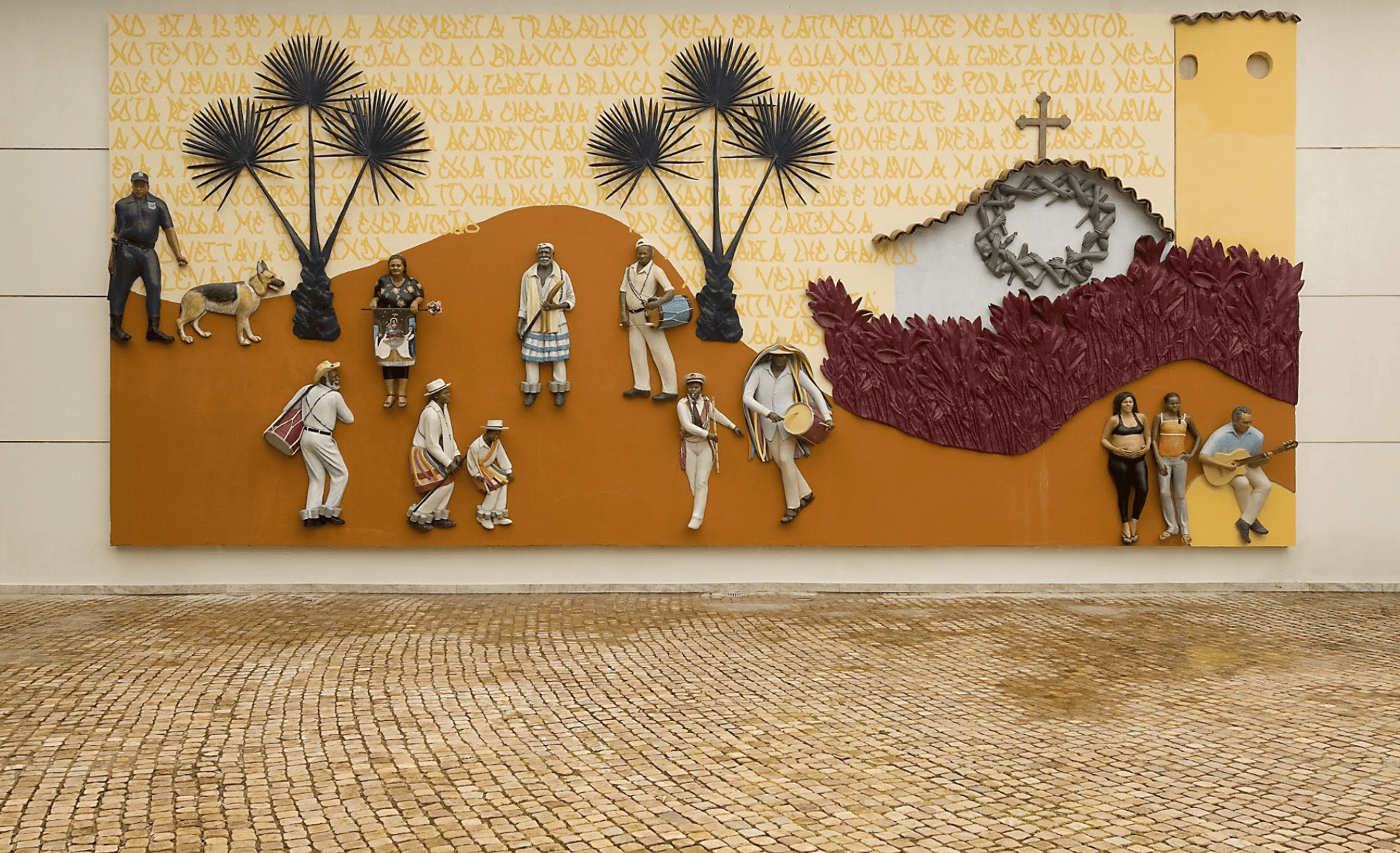 Abre a porta, John Ahearn, 2006, Da coleção de: Instituto Inhotim