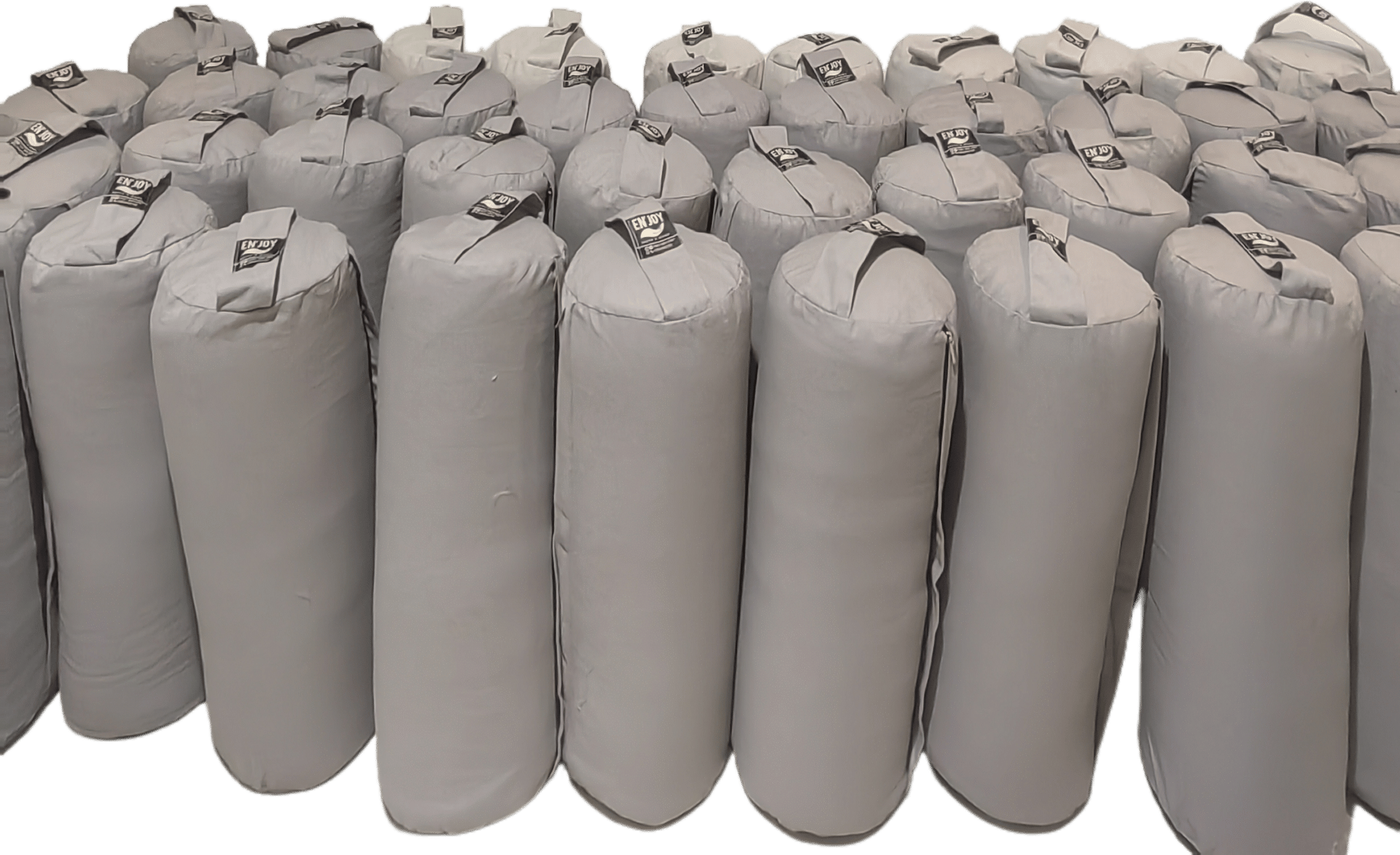 a set of high quality yoga bolsters for rent