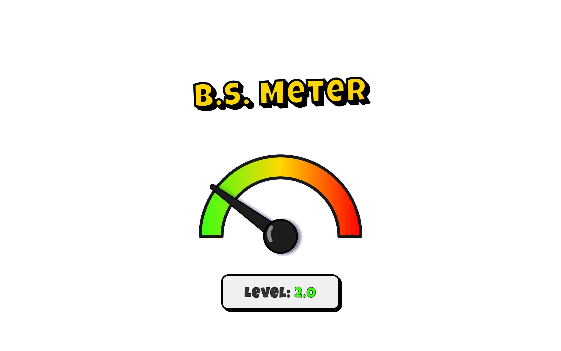 B.S. Meter graphic indicating a low rating of 2.0 for Level 99 Disney Springs.