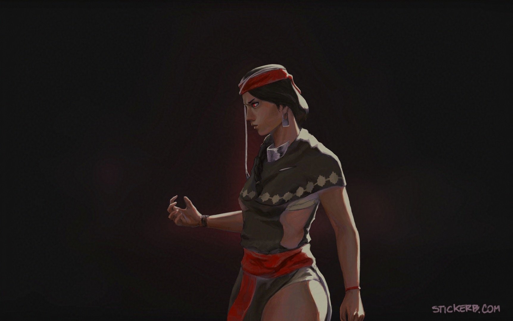 In game 2D art and animation for Wekufu, a 2D platformer from Stickerb Games