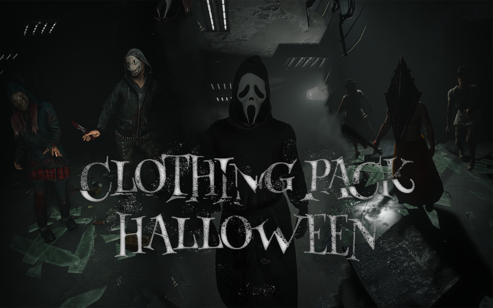 a group of people dressed in costumes for halloween