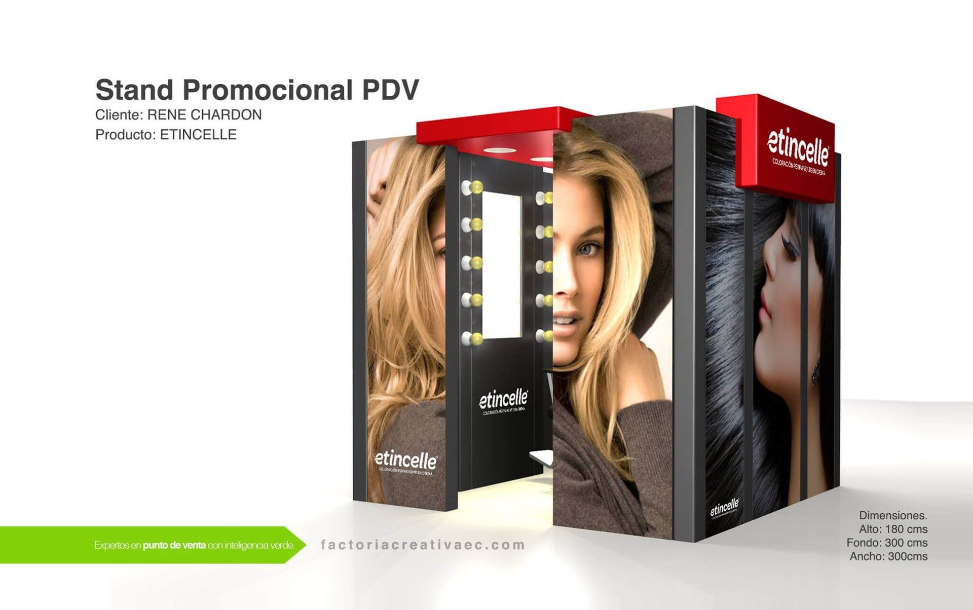 Stand hechos en cartón