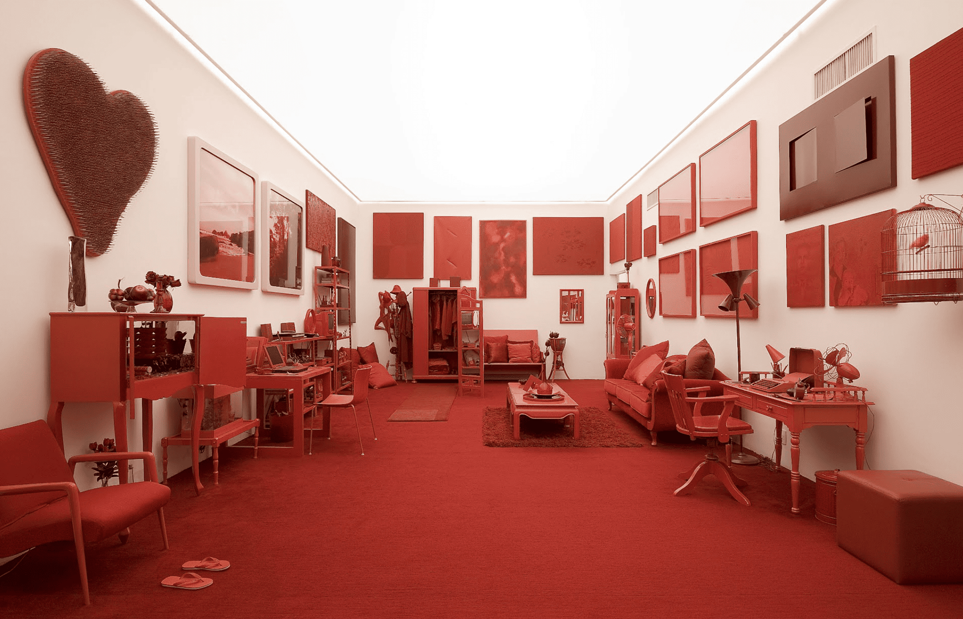 Desvio para o vermelho, Cildo Meireles, 1967/1984, Da coleção de: Instituto Inhotim