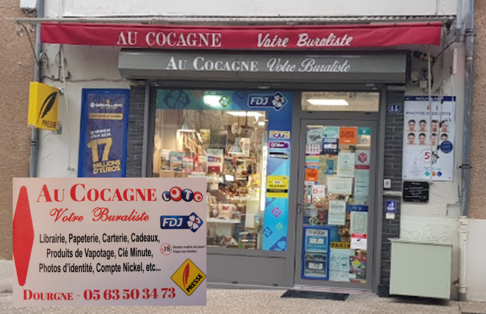 Le buraliste de Dourgne est ouvert tôt le matin pour votre petit café