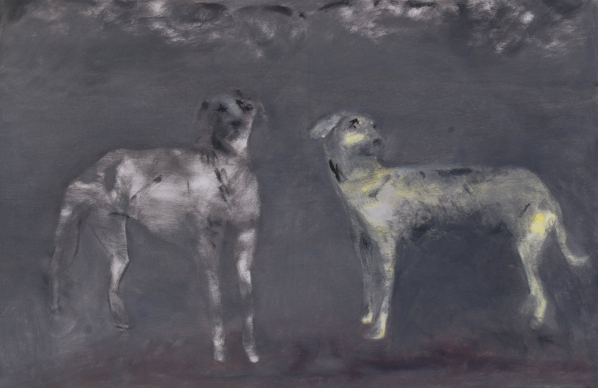 Dogs in warzone by Lina Mikuzyte