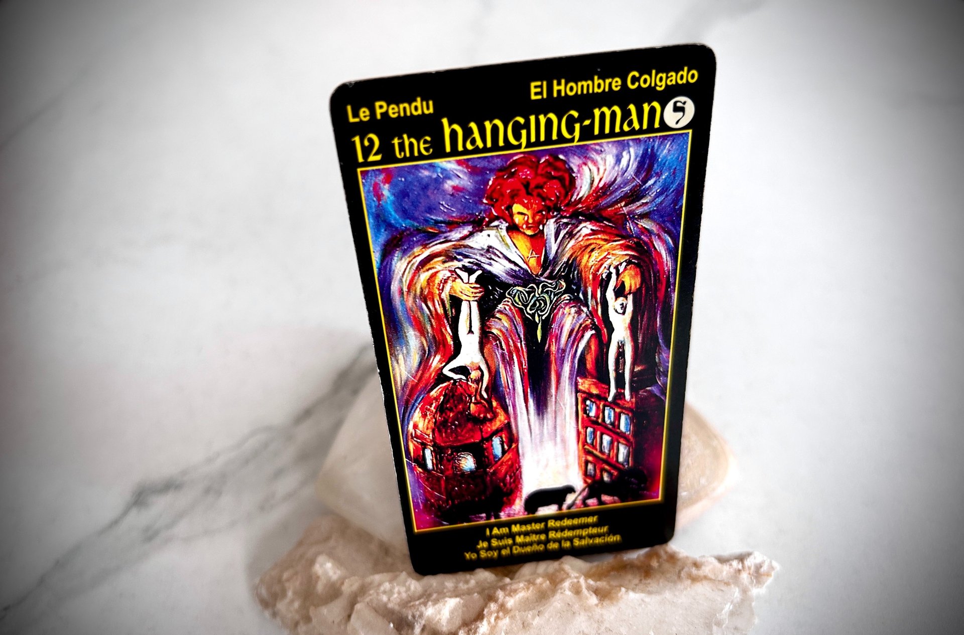 Tarot Card 12 The Hanging Man or Hanged Man Redemption and release Why Nothing Is Moving in Your Life