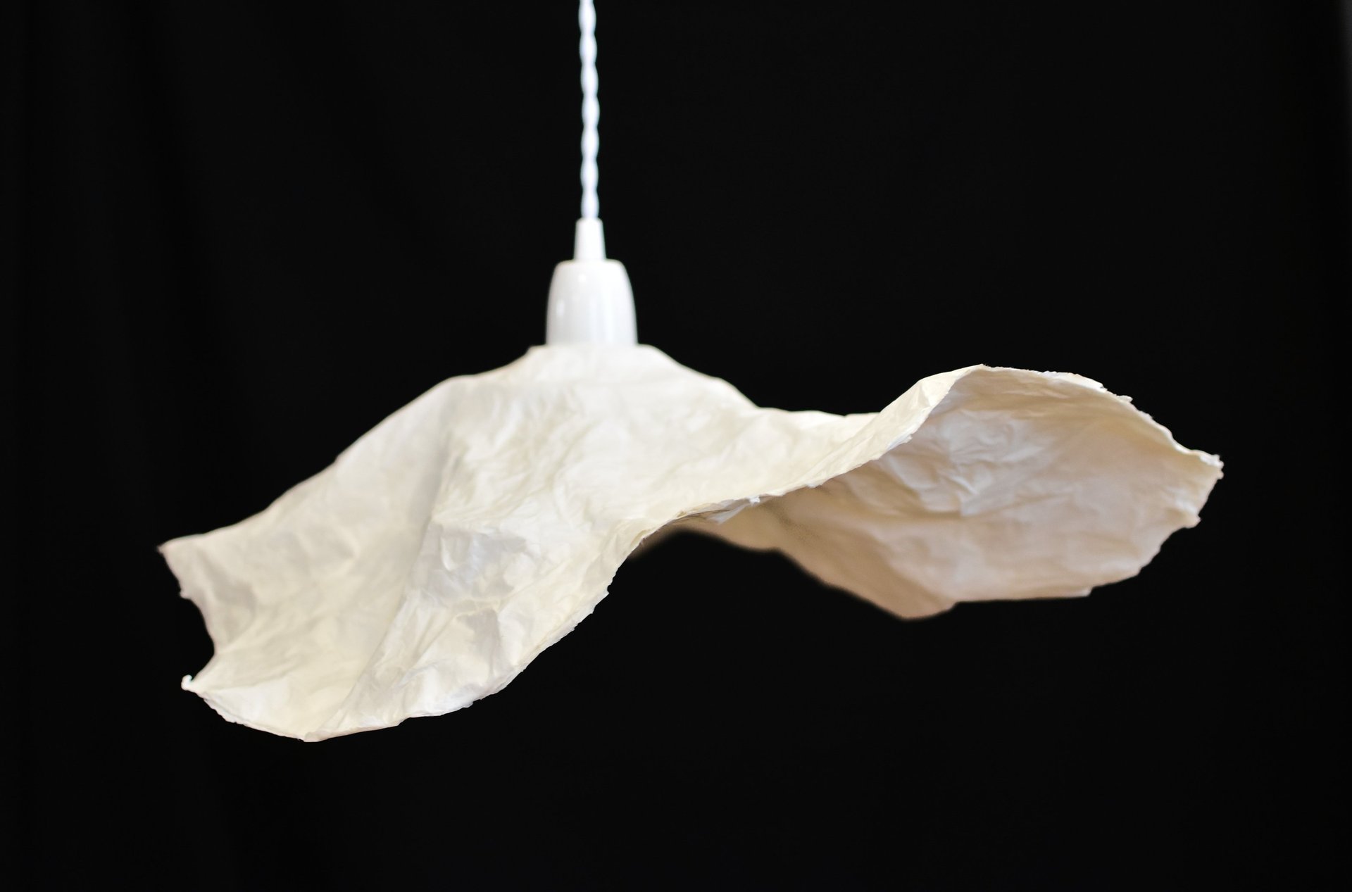 sculpture éclairée petite fleur simple