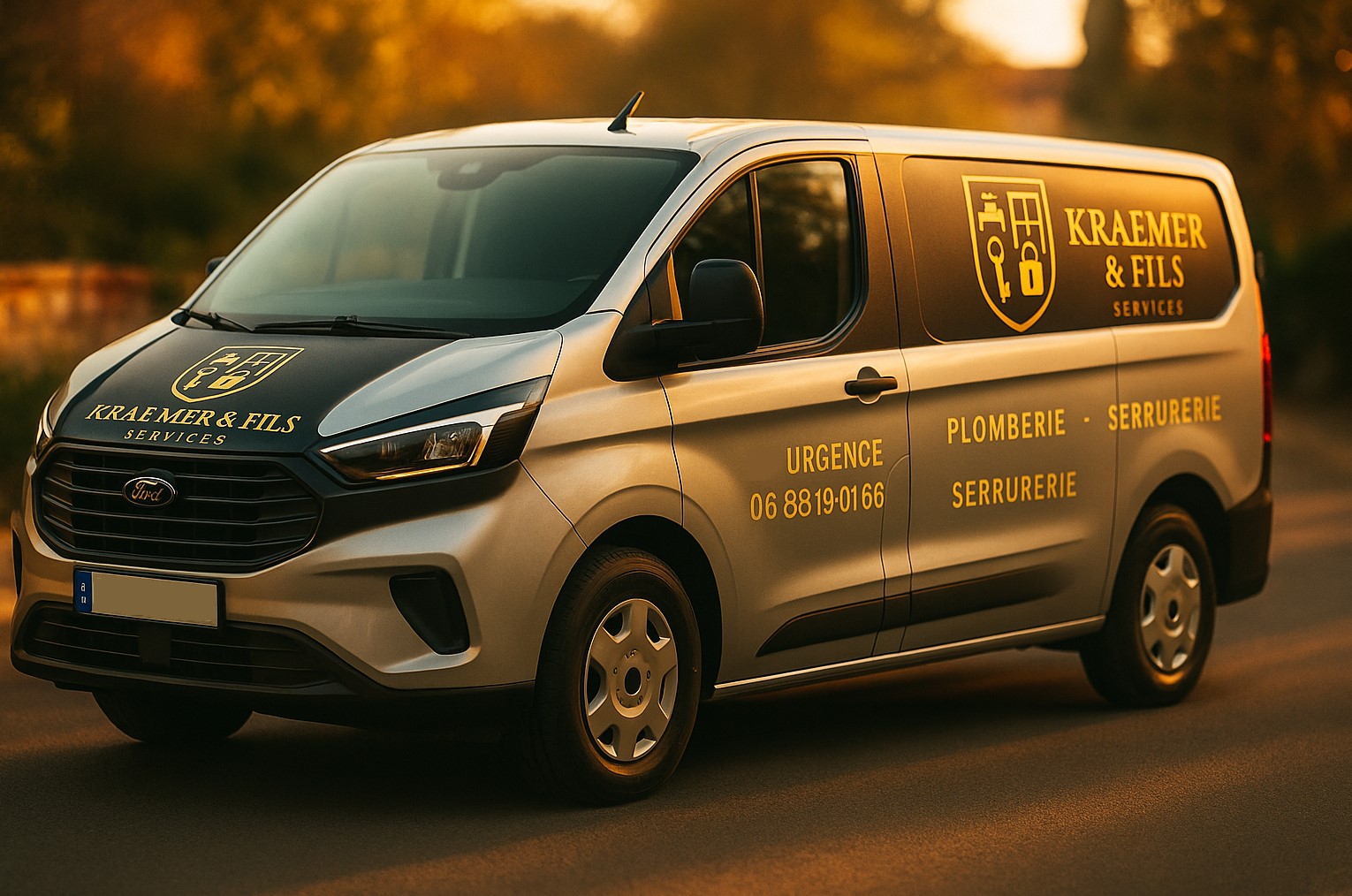 vehicule d'intervention d'urgence plomberie, vitrerie et serrurerie a strasbourg Kraemer & Fils Services
